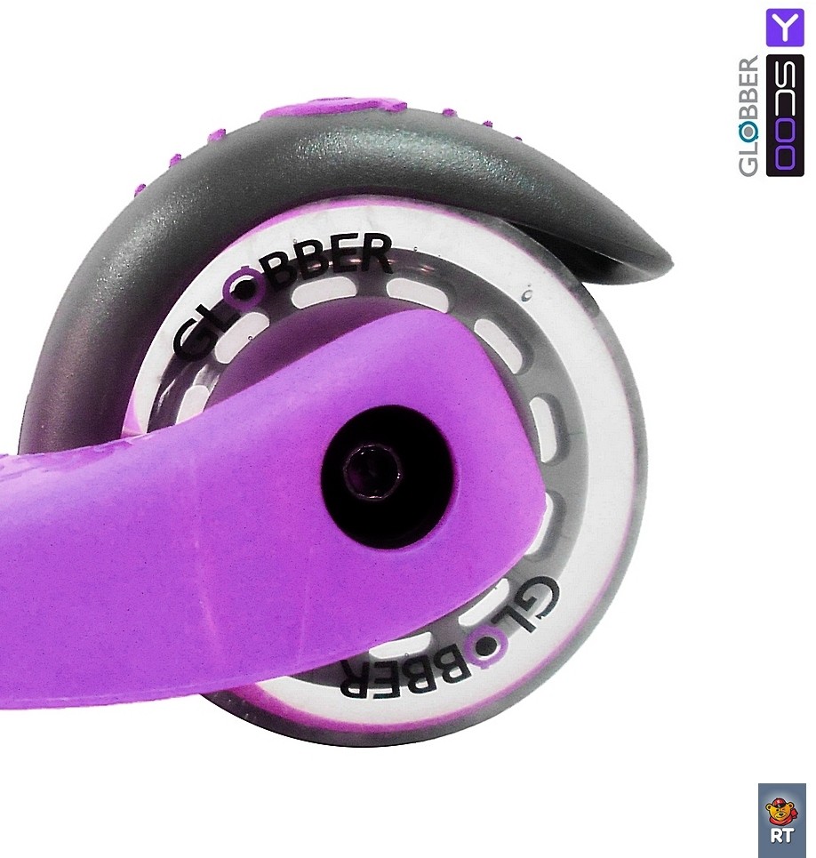 Самокат Globber My free FIXED с блокировкой колес, purple  